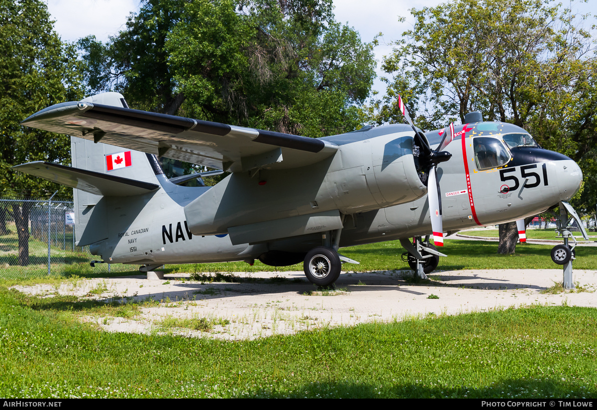 Aircraft Photo of 1551 | Grumman CS2F-2 Tracker | Canada - Navy | AirHistory.net #744136