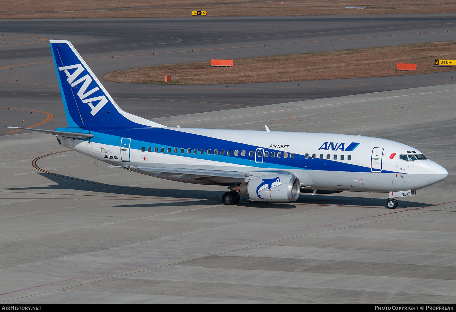 Aircraft Photo of JA355K | Boeing 737-5L9 | All Nippon Airways - ANA | AirHistory.net #744187