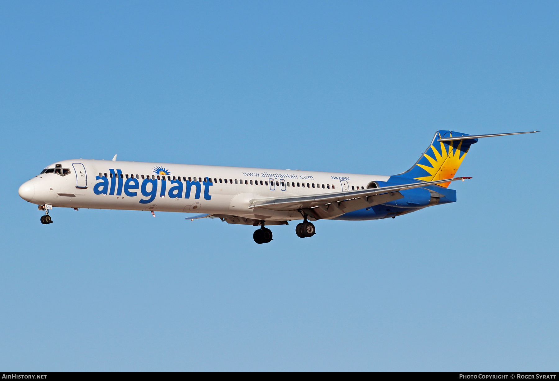 Aircraft Photo of N429NV | McDonnell Douglas MD-83 (DC-9-83) | Allegiant Air | AirHistory.net #744224