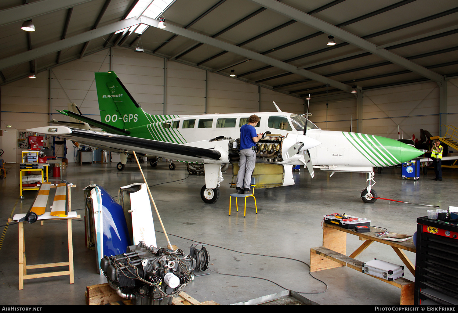 Aircraft Photo of OO-GPS | Cessna 404 Titan II | Eurosense | AirHistory.net #744265