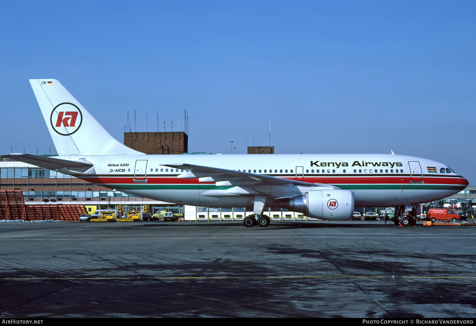 Aircraft Photo of D-AICM | Airbus A310-203 | Kenya Airways | AirHistory.net #744274