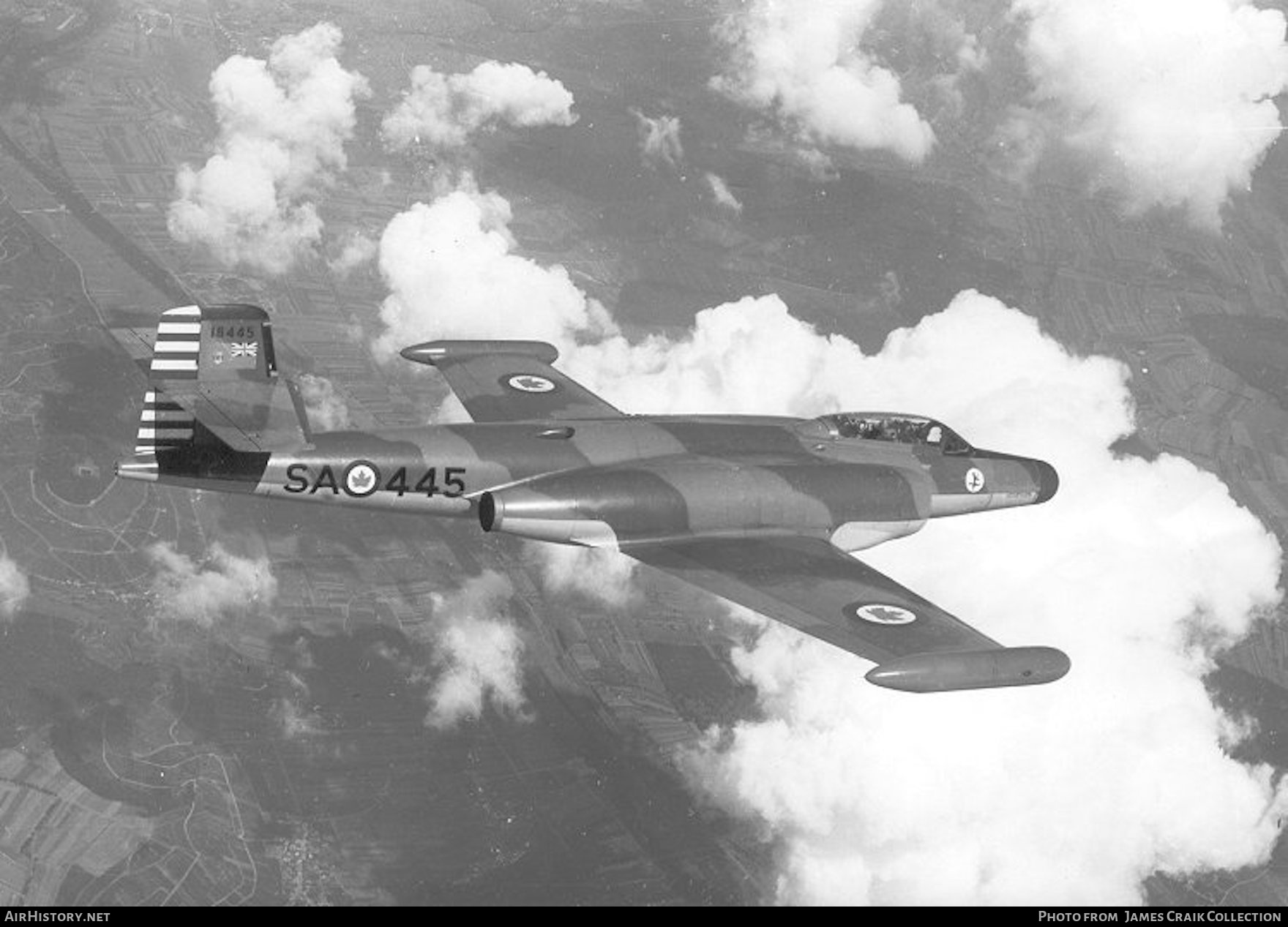 Aircraft Photo of 18445 | Avro Canada CF-100 Canuck Mk.4B | Canada - Air Force | AirHistory.net #744300