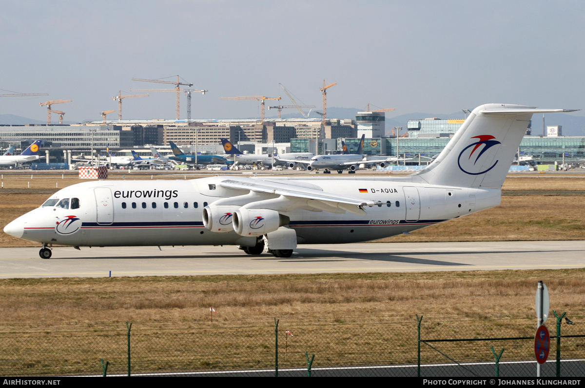 Aircraft Photo of D-AQUA | British Aerospace BAe-146-300 | Eurowings | AirHistory.net #744317