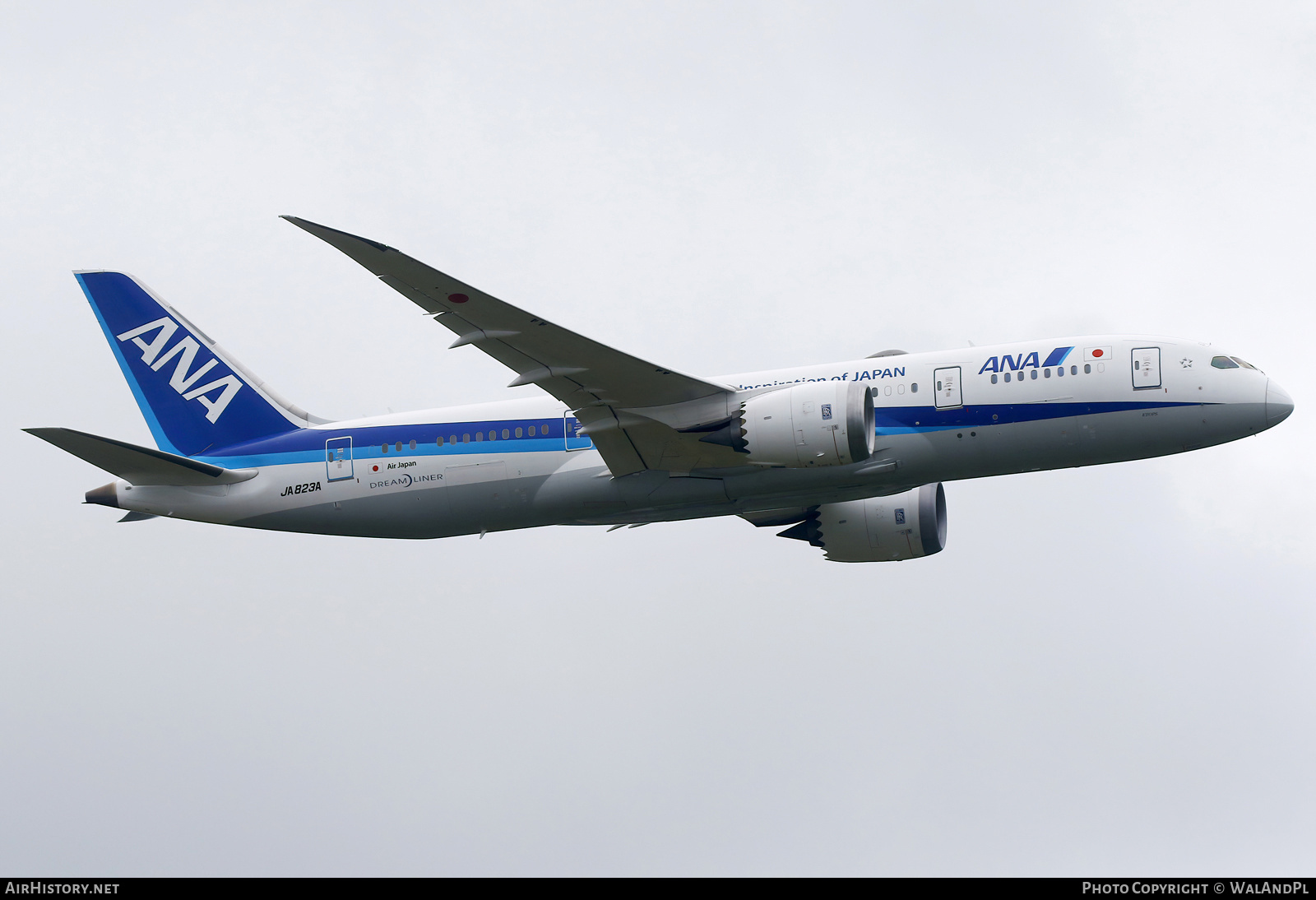 Aircraft Photo of JA823A | Boeing 787-8 Dreamliner | All Nippon Airways - ANA | AirHistory.net #744320