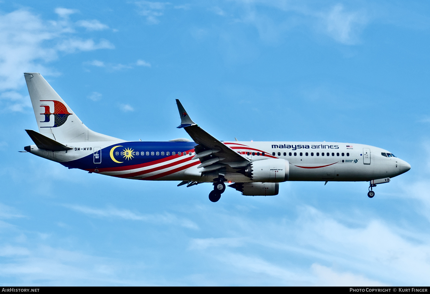 Aircraft Photo of 9M-MVB | Boeing 737-8 Max 8 | Malaysia Airlines | AirHistory.net #744349