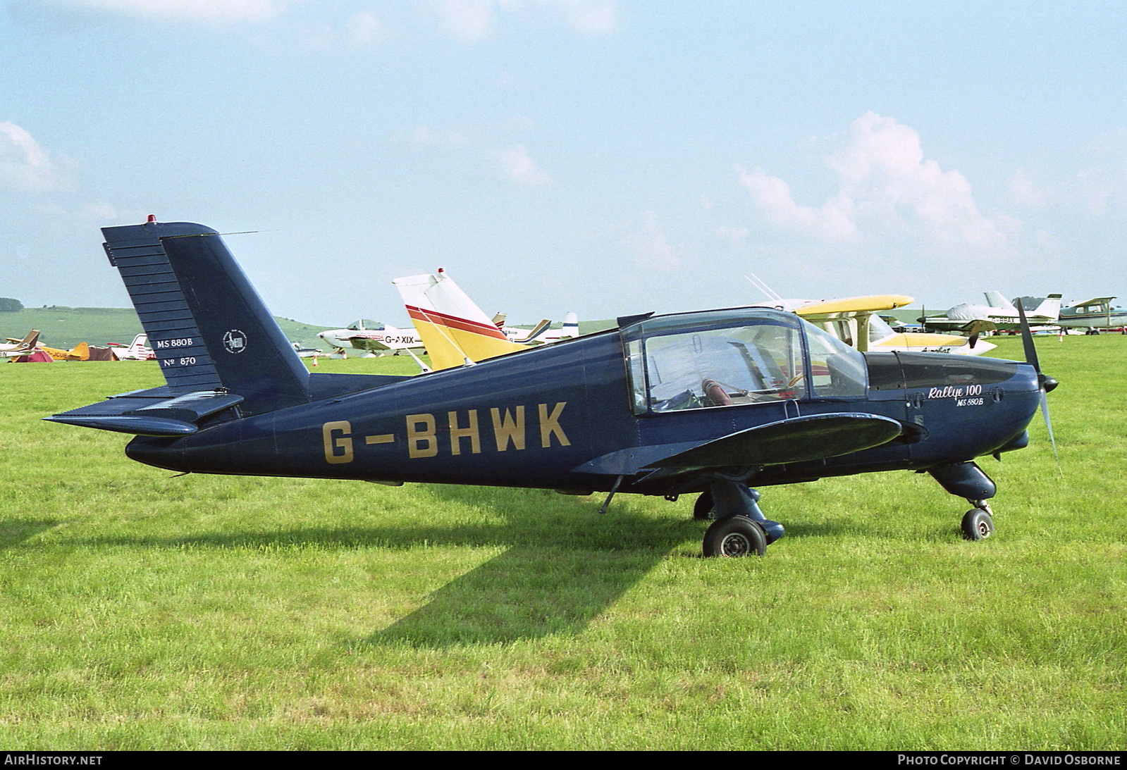 Aircraft Photo of G-BHWK | Socata MS-880B Rallye Club | AirHistory.net #744368