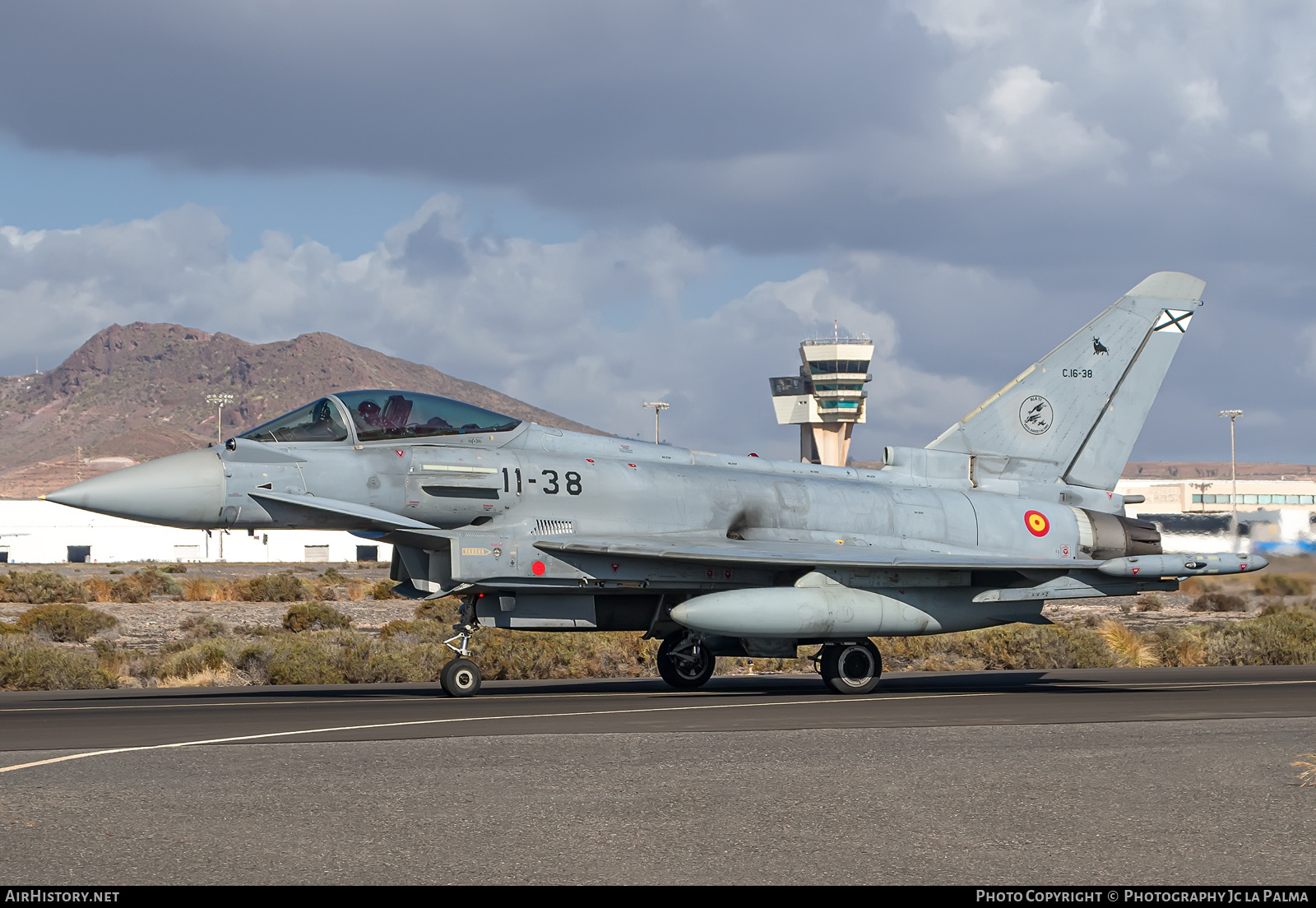 Aircraft Photo of C.16-38 | Eurofighter EF-2000 Typhoon | Spain - Air Force | AirHistory.net #744383