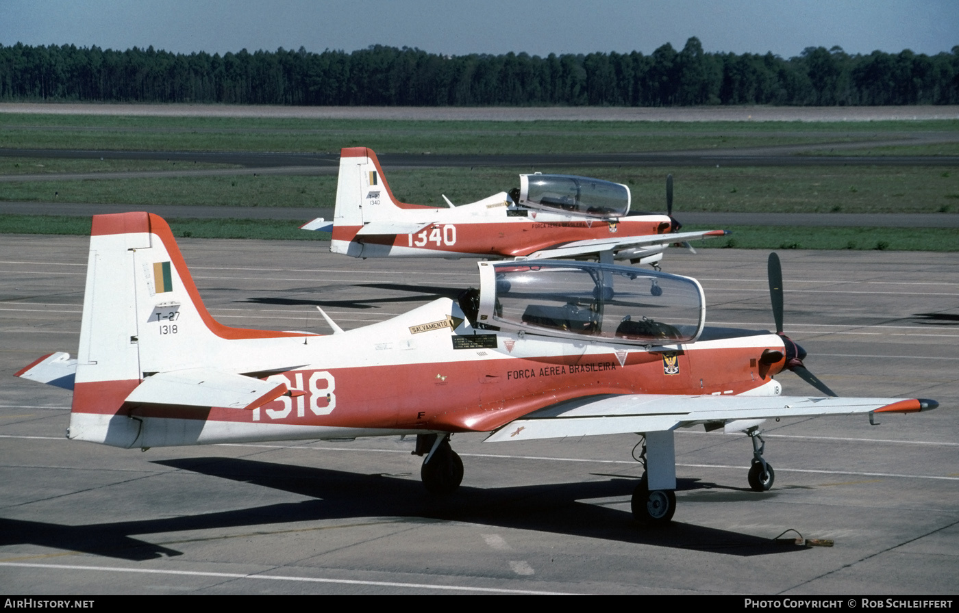 Aircraft Photo of 1318 | Embraer T-27 Tucano | Brazil - Air Force | AirHistory.net #744410