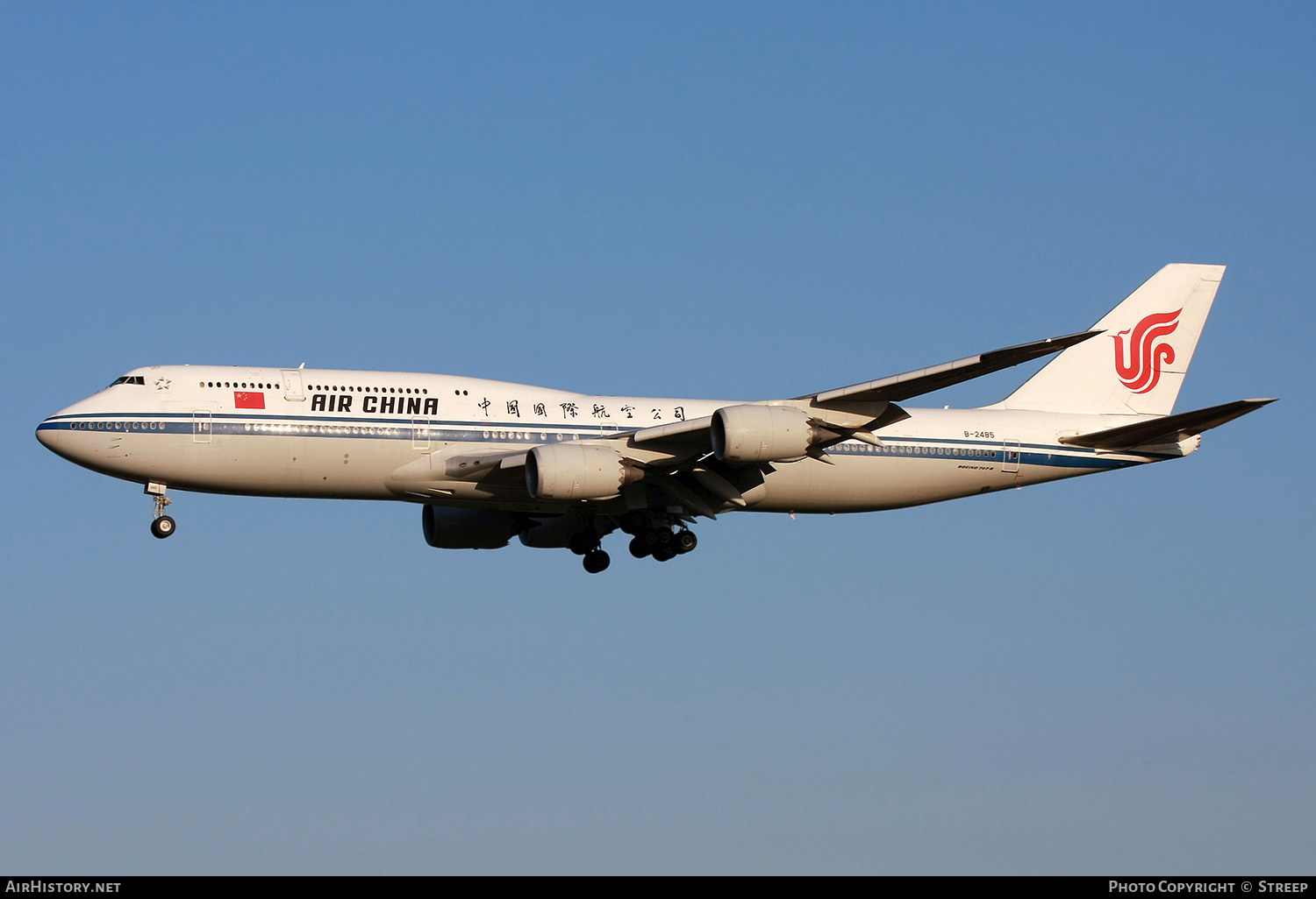 Aircraft Photo of B-2485 | Boeing 747-89L | Air China | AirHistory.net #744413