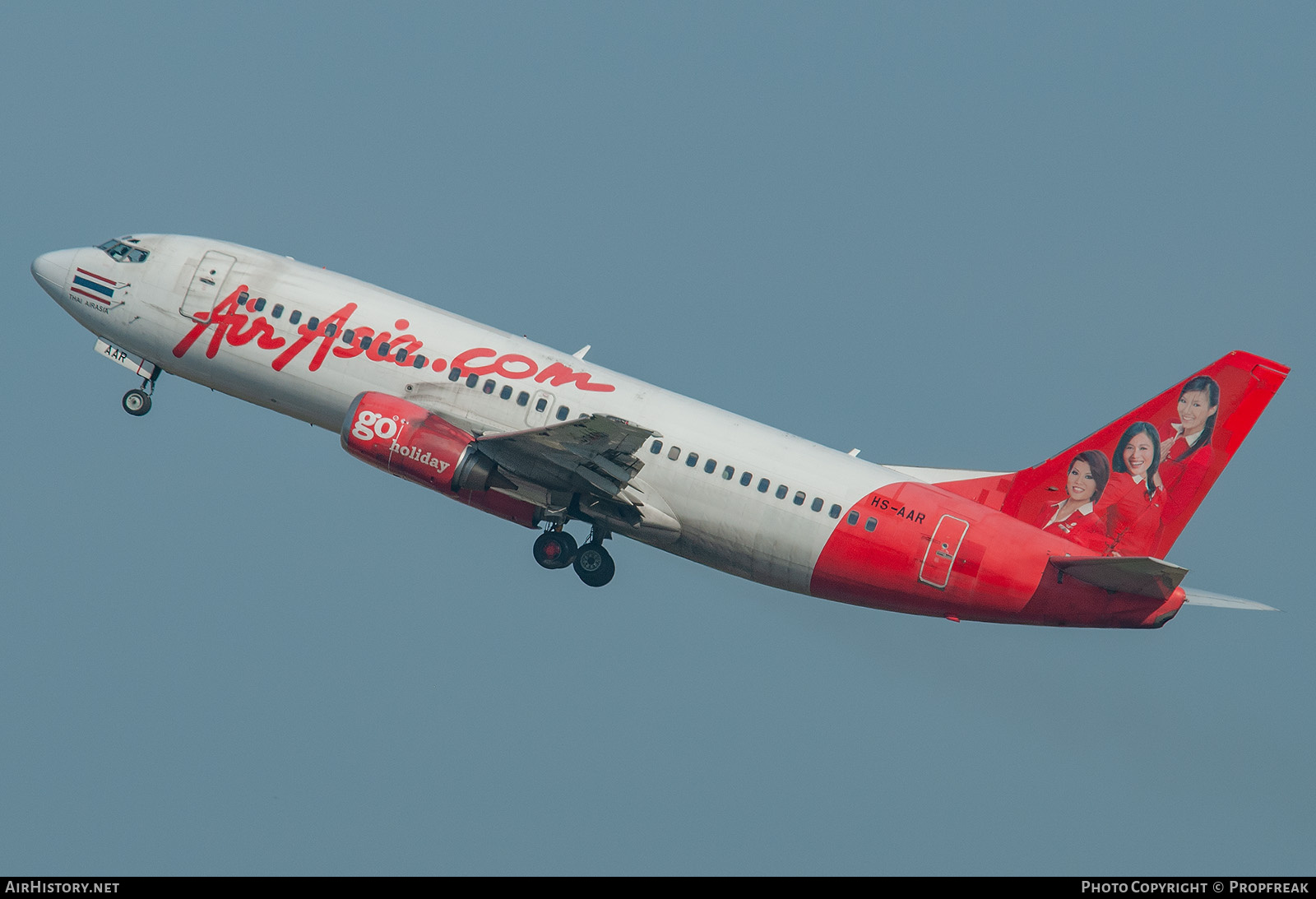 Aircraft Photo of HS-AAR | Boeing 737-3T0 | AirAsia | AirHistory.net #744425