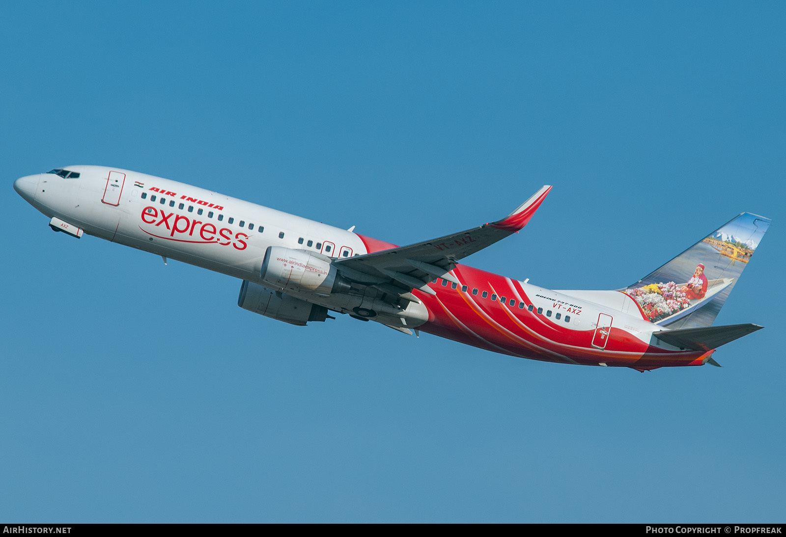 Aircraft Photo of VT-AXZ | Boeing 737-8HG | Air India Express | AirHistory.net #744426