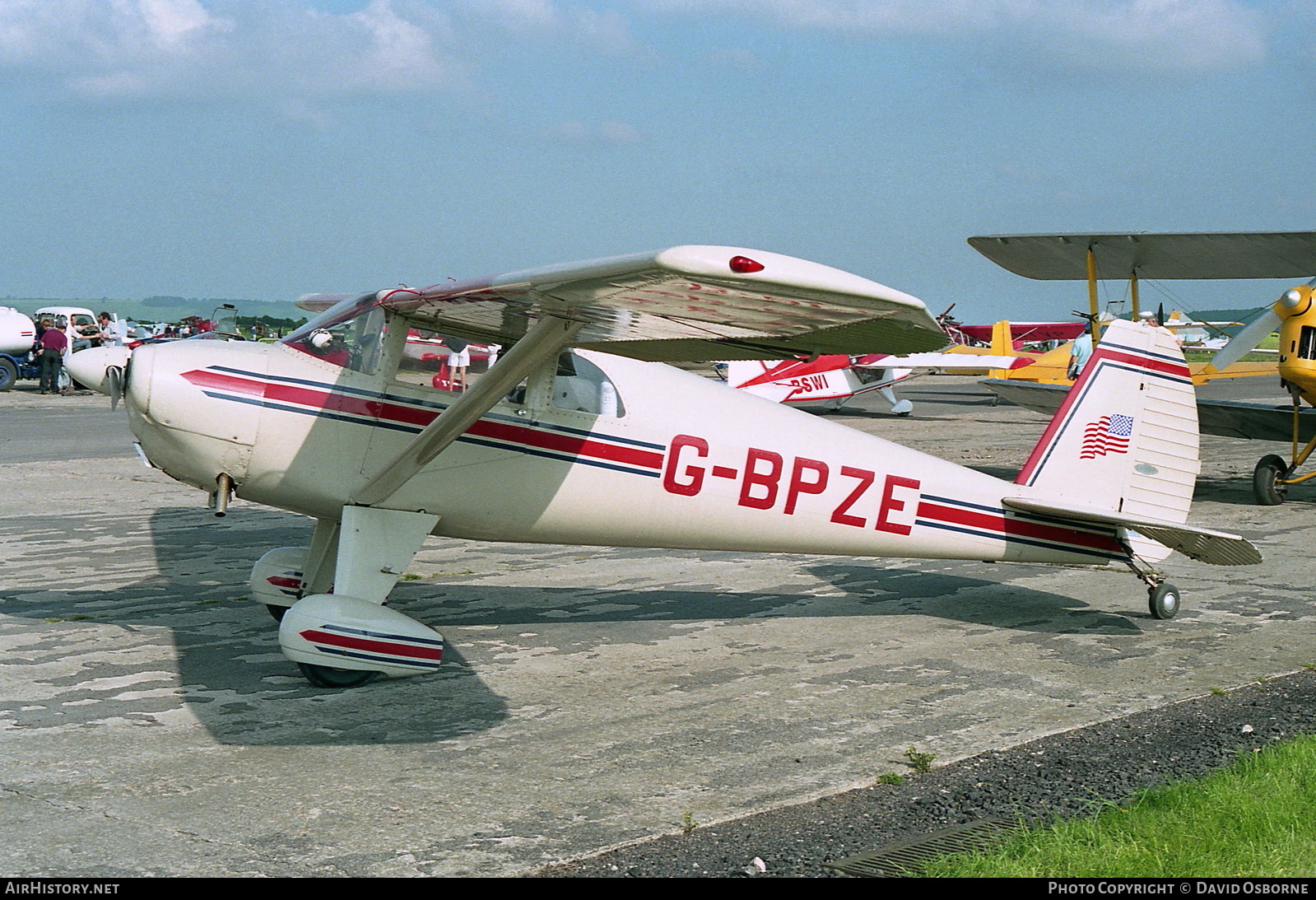 Aircraft Photo of G-BPZE | Luscombe 8E Silvaire Deluxe | AirHistory.net #744449