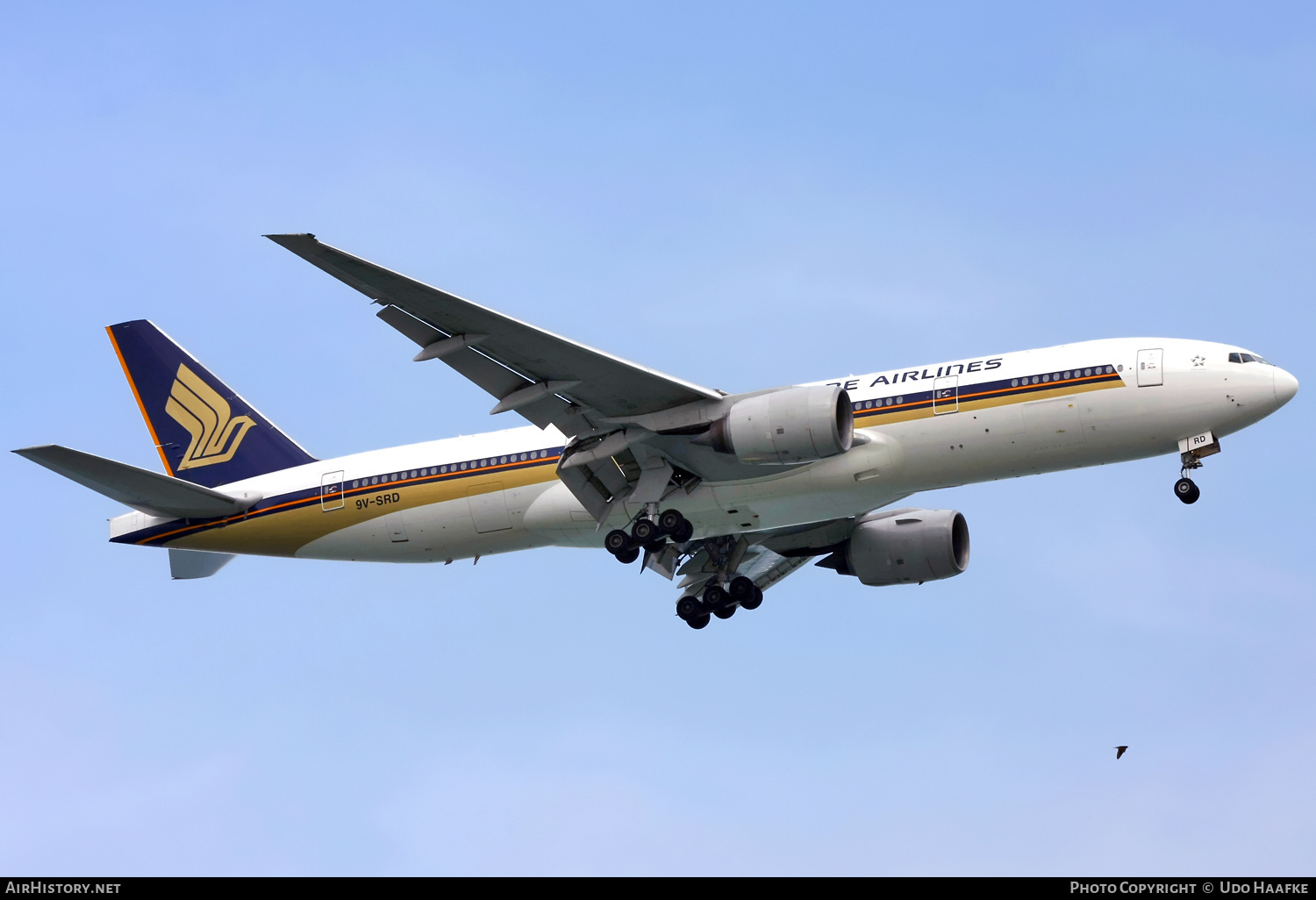 Aircraft Photo of 9V-SRD | Boeing 777-212/ER | Singapore Airlines | AirHistory.net #744470