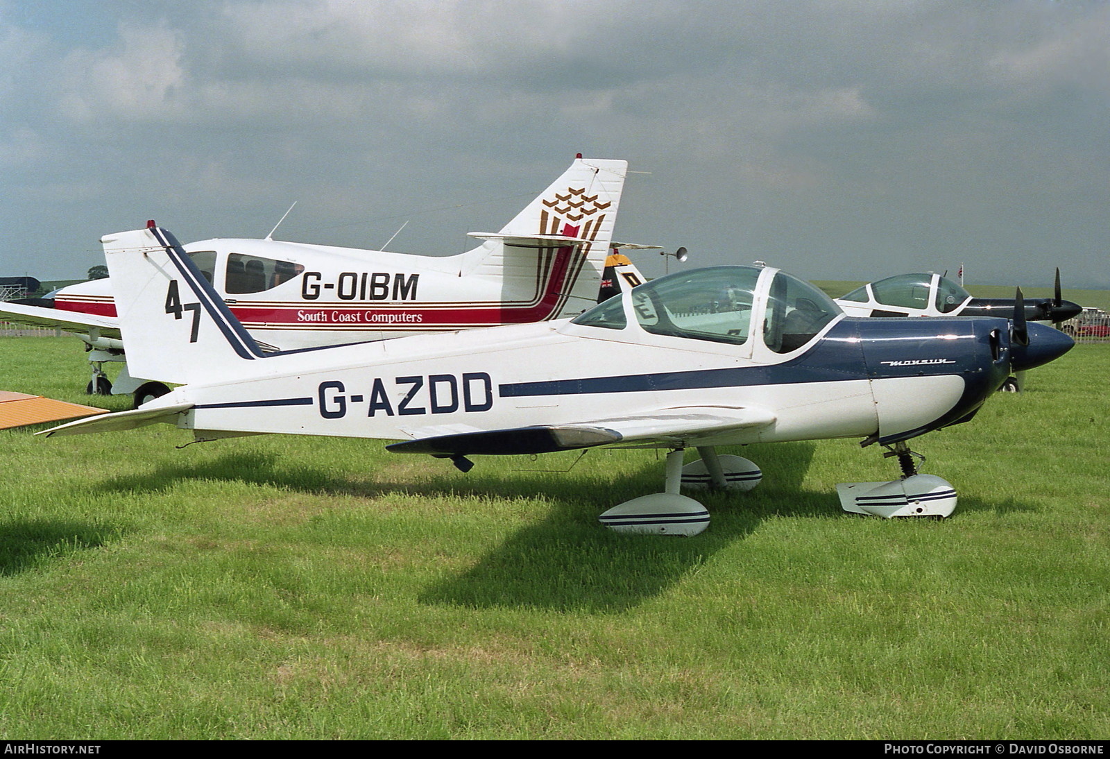 Aircraft Photo of G-AZDD | Bolkow BO-209 Monsun 150FF | AirHistory.net #744503