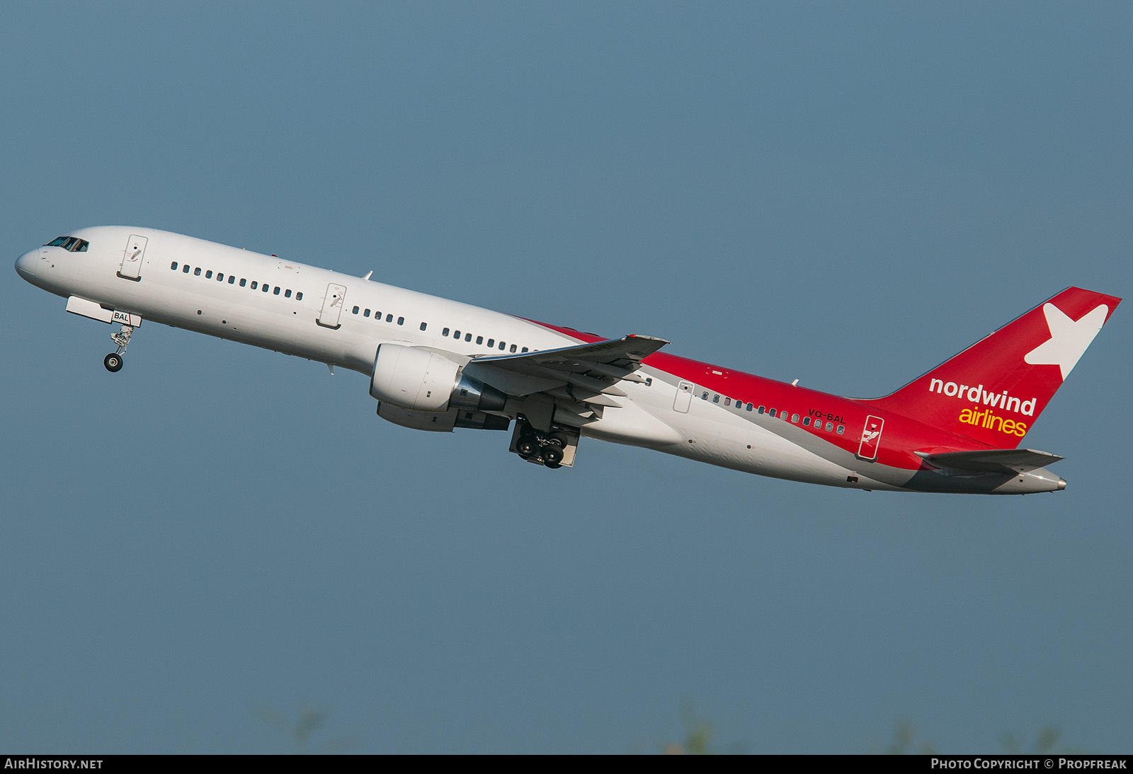 Aircraft Photo of VQ-BAL | Boeing 757-2Q8 | Nordwind Airlines | AirHistory.net #744533