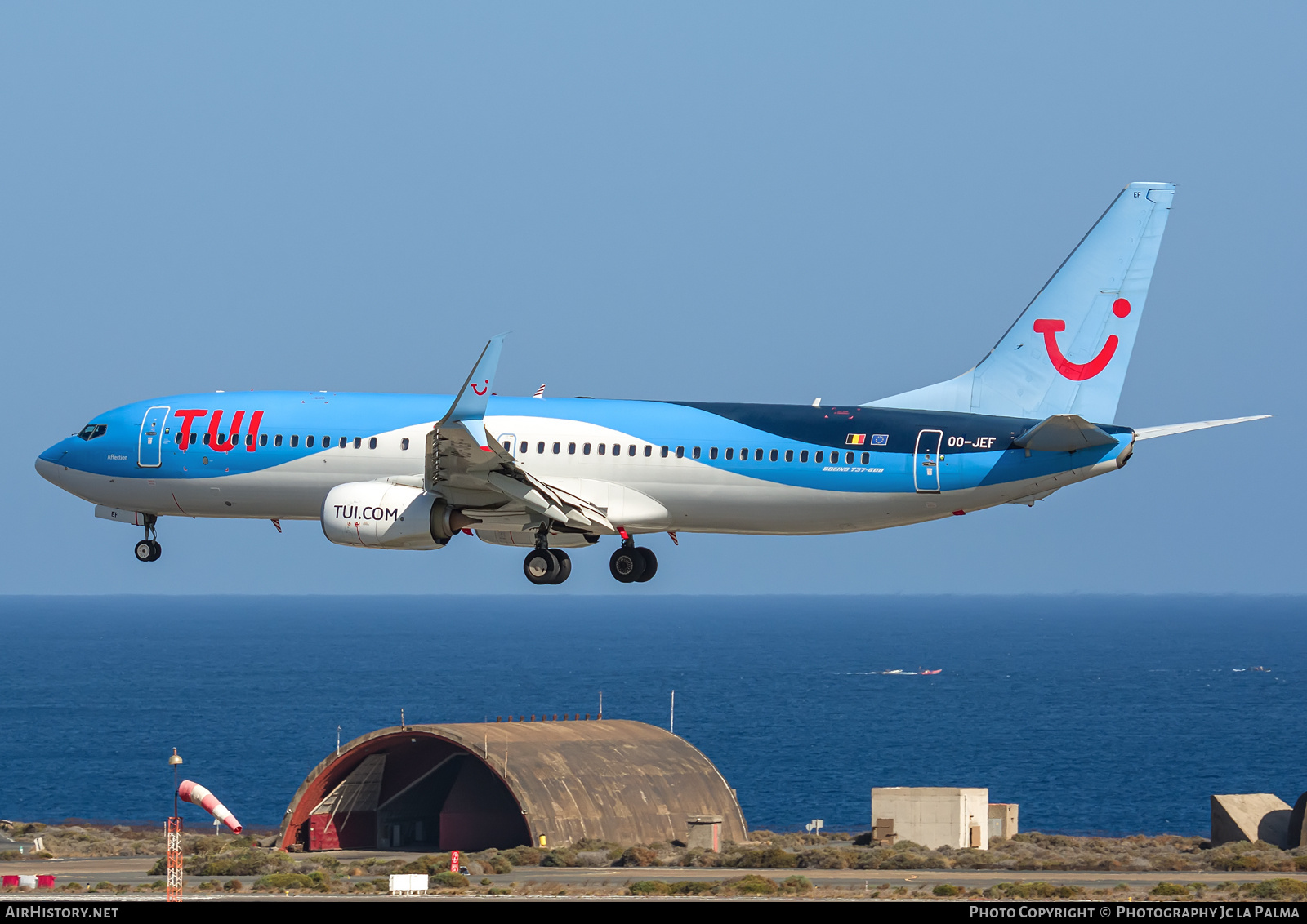 Aircraft Photo of OO-JEF | Boeing 737-8K5 | TUI | AirHistory.net #744538