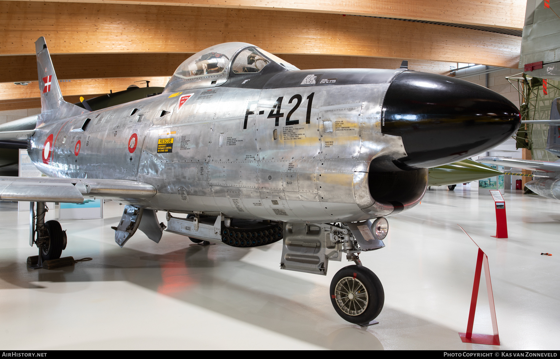 Aircraft Photo of F-421 | North American F-86D Sabre | Denmark - Air Force | AirHistory.net #744543