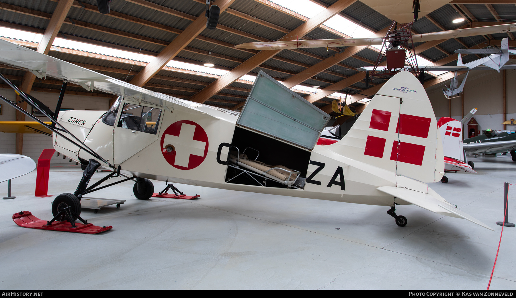 Aircraft Photo of OY-DZA | SAI KZ IIIU-2 | Dansk Veteranflysamling | Zone-Redningskorpset - Zonen | AirHistory.net #744549