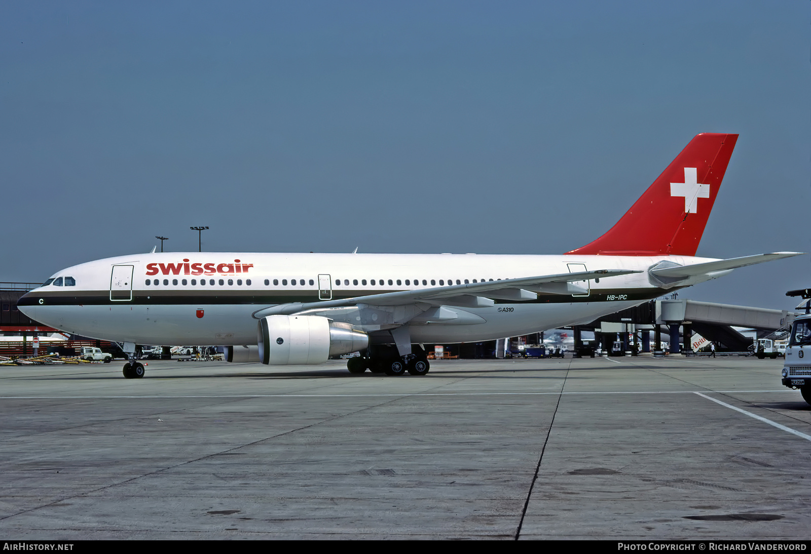 Aircraft Photo of HB-IPC | Airbus A310-221 | Swissair | AirHistory.net #744589