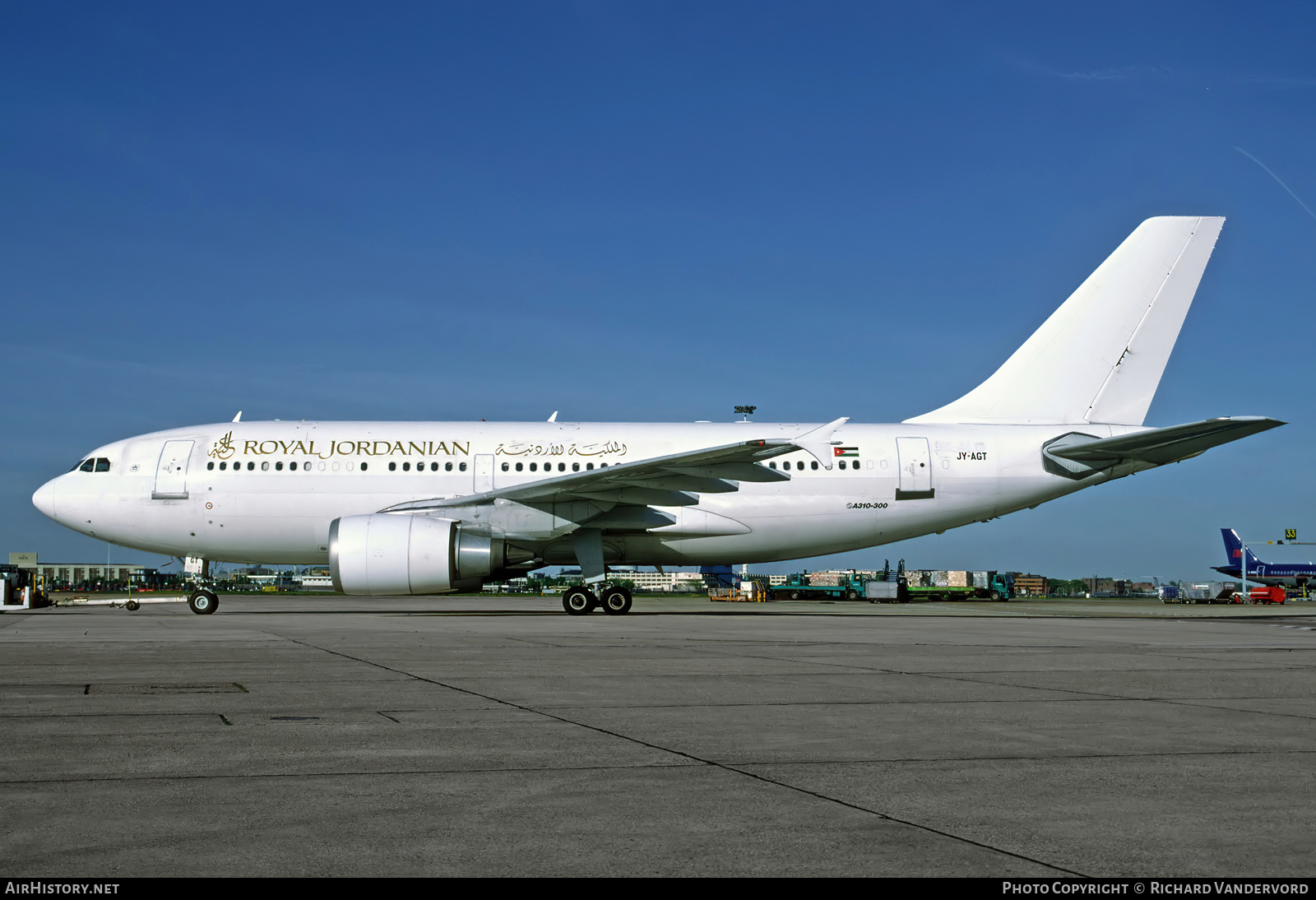 Aircraft Photo of JY-AGT | Airbus A310-308 | Royal Jordanian Airlines | AirHistory.net #744597