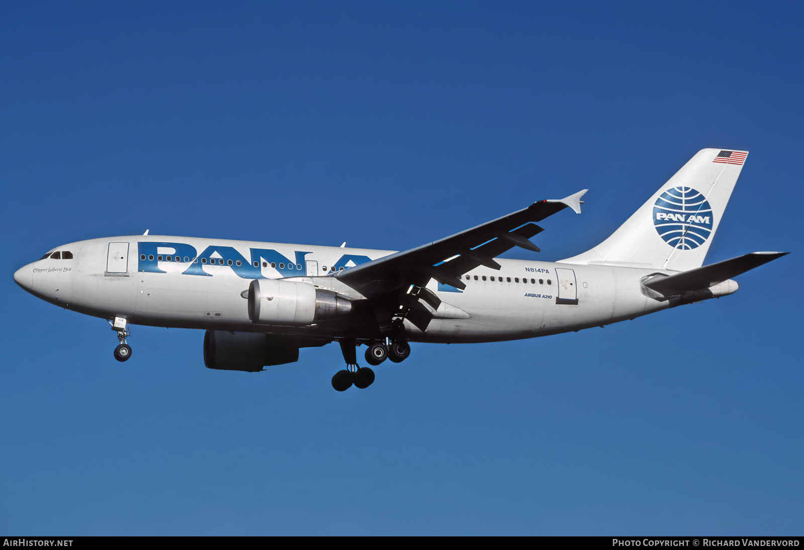 Aircraft Photo of N814PA | Airbus A310-324 | Pan American World Airways - Pan Am | AirHistory.net #744619