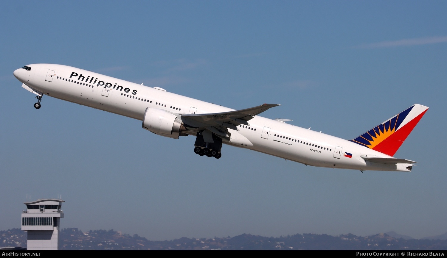 Aircraft Photo of RP-C7777 | Boeing 777-36N/ER | Philippine Airlines | AirHistory.net #744644