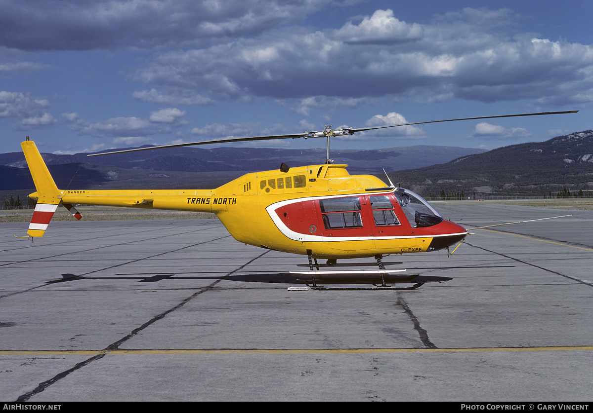 Aircraft Photo of C-FXFF | Bell 206B JetRanger II | Trans North Turbo Air | AirHistory.net #744668