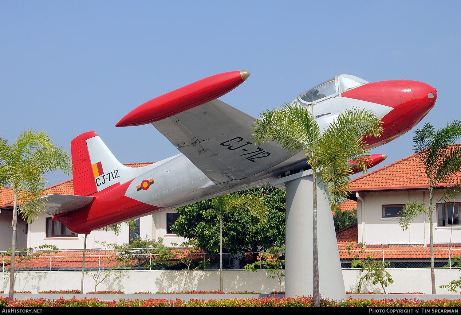 Aircraft Photo of CJ-712 | Hunting Percival P.84 Jet Provost T51 | Sri Lanka - Air Force | AirHistory.net #744676