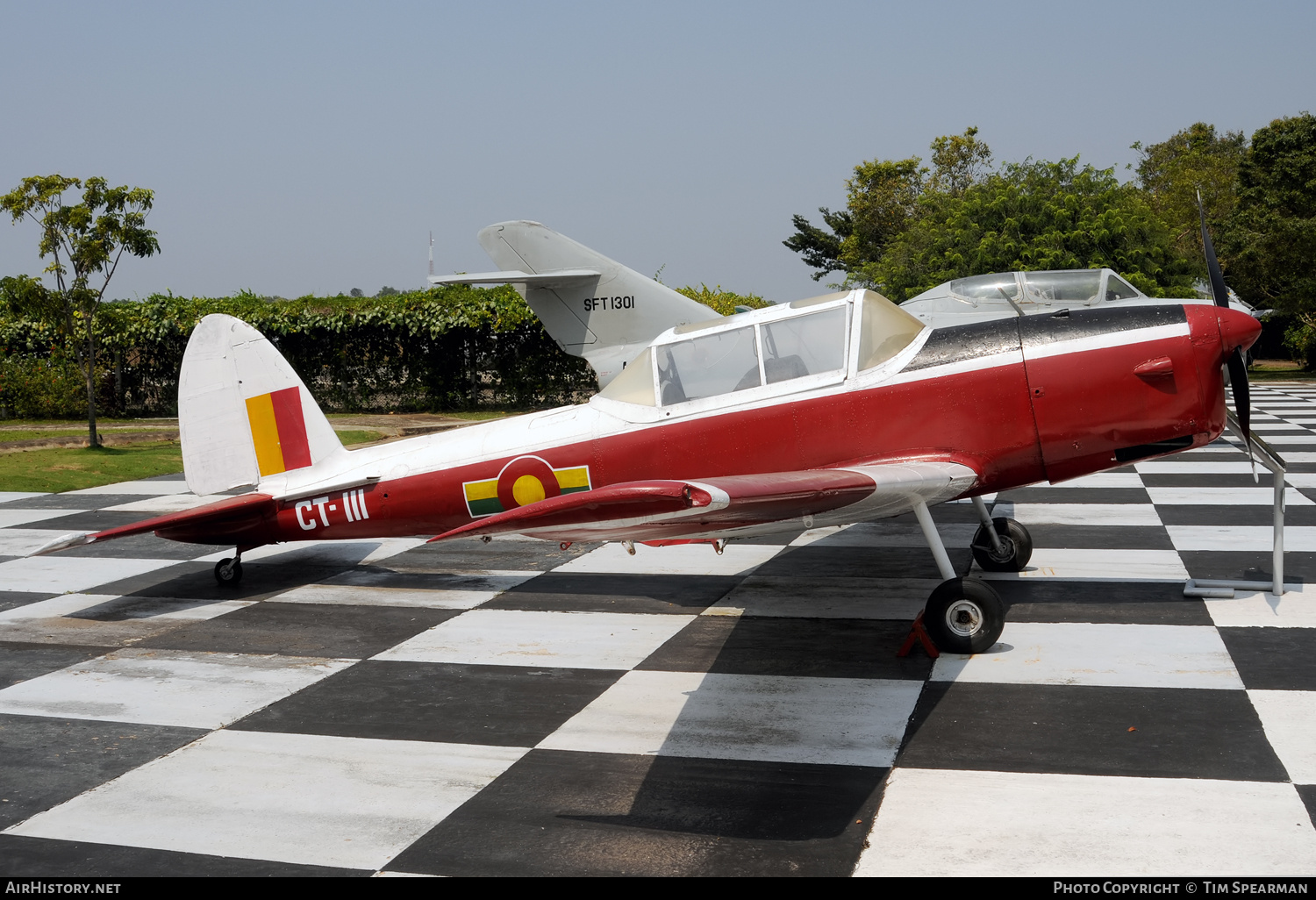 Aircraft Photo of CT-111 | De Havilland Canada DHC-1 Chipmunk T10 | Sri Lanka - Air Force | AirHistory.net #744679