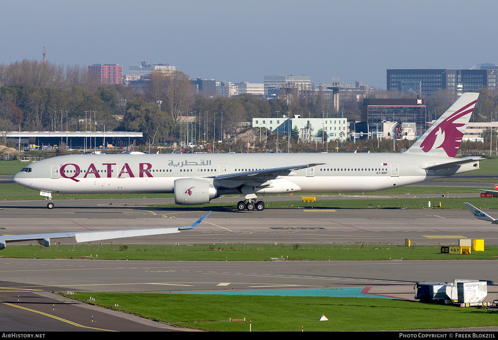 Aircraft Photo of A7-BEF | Boeing 777-3DZ/ER | Qatar Airways | AirHistory.net #744684