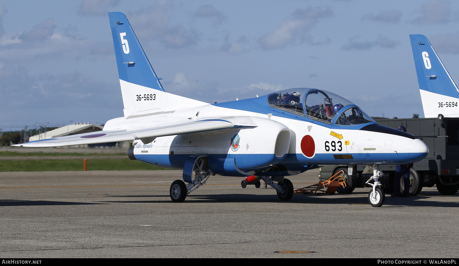 Aircraft Photo of 36-5693 | Kawasaki T-4 | Japan - Air Force | AirHistory.net #744708
