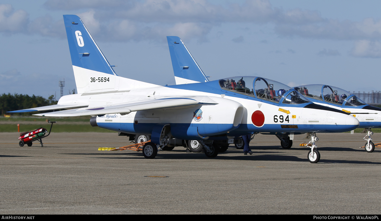 Aircraft Photo of 36-5694 | Kawasaki T-4 | Japan - Air Force | AirHistory.net #744712