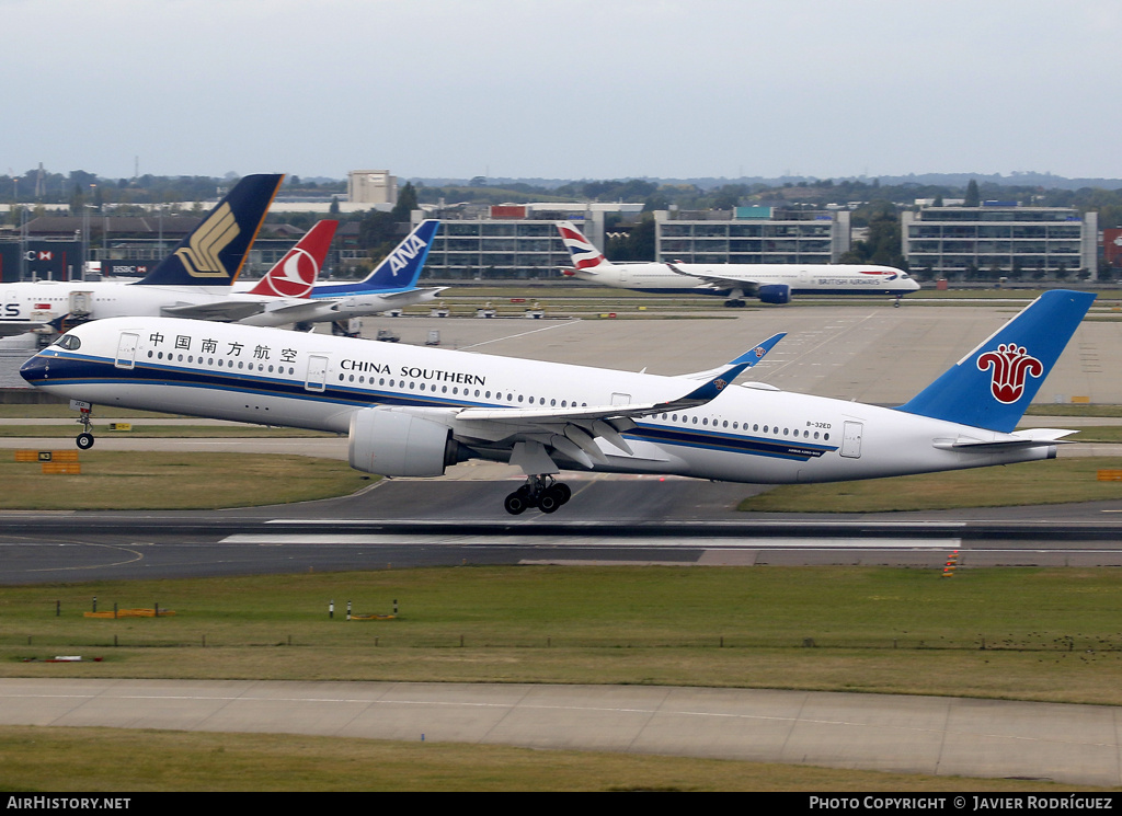Aircraft Photo of B-32ED | Airbus A350-941 | China Southern Airlines | AirHistory.net #744715
