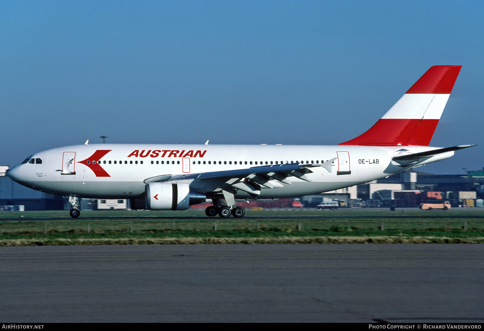 Aircraft Photo of OE-LAB | Airbus A310-324 | Austrian Airlines | AirHistory.net #744719