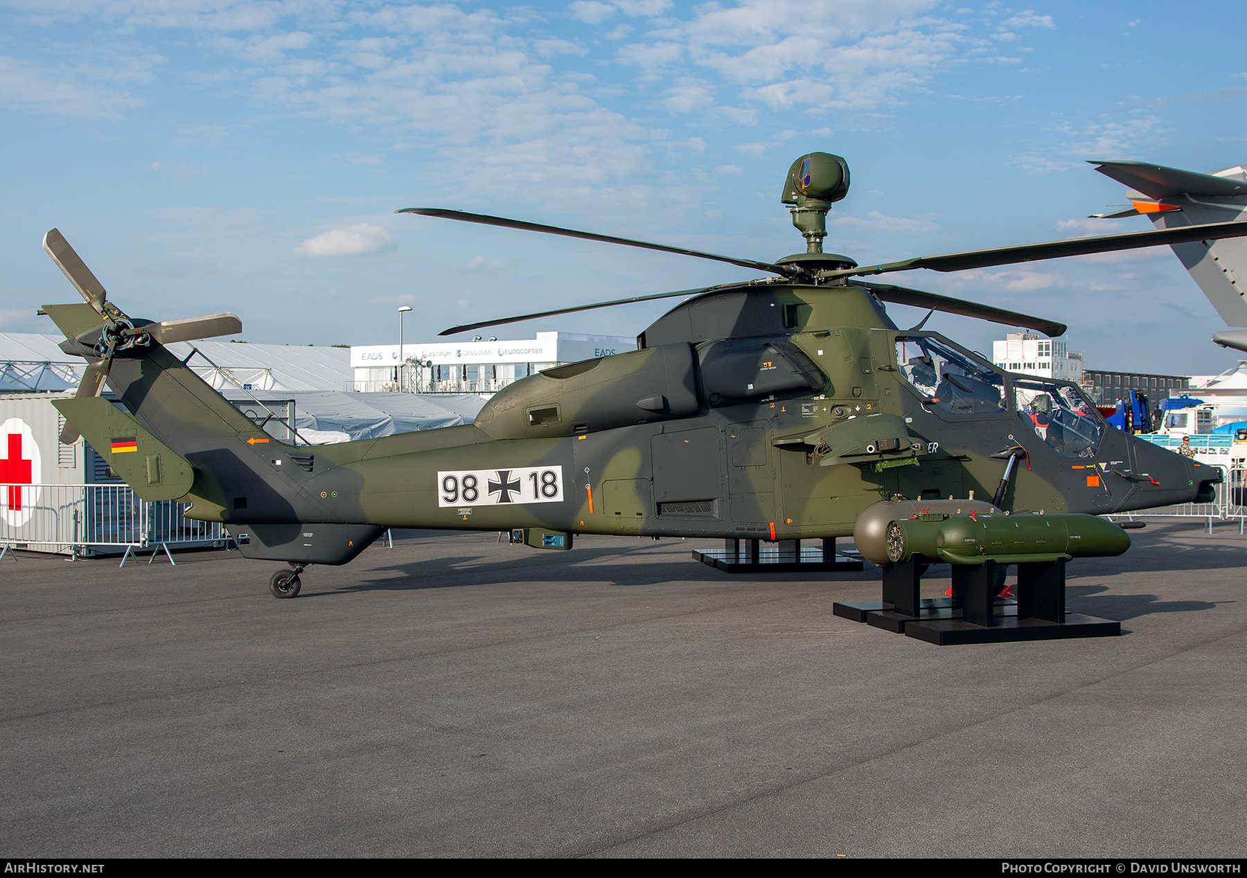 Aircraft Photo of 9818 | Eurocopter EC-665 Tiger UHT | Germany - Air Force | AirHistory.net #744730