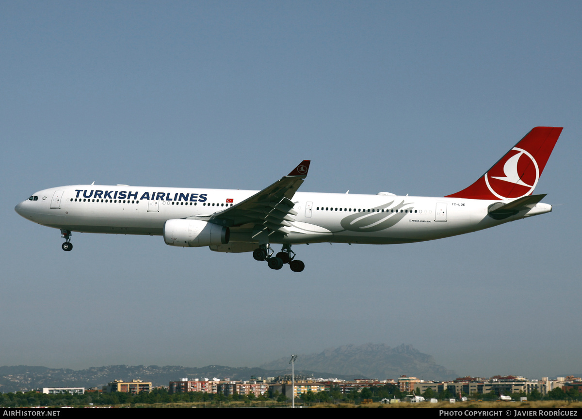 Aircraft Photo of TC-LOE | Airbus A330-343E | Turkish Airlines | AirHistory.net #744741