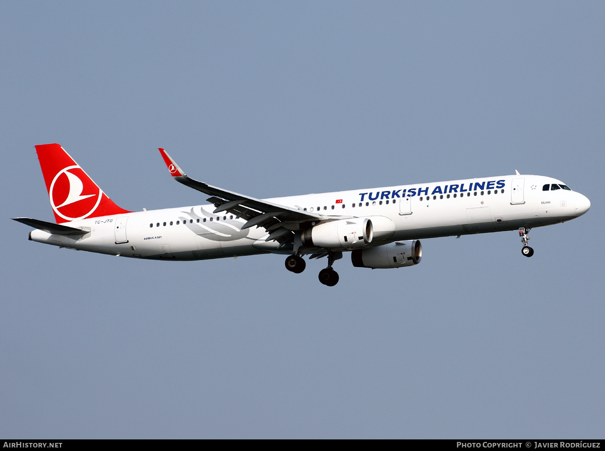 Aircraft Photo of TC-JTO | Airbus A321-231 | Turkish Airlines | AirHistory.net #744770