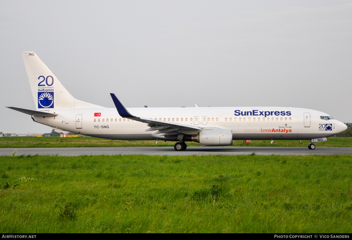 Aircraft Photo of TC-SNG | Boeing 737-8HC | SunExpress | AirHistory.net #744779