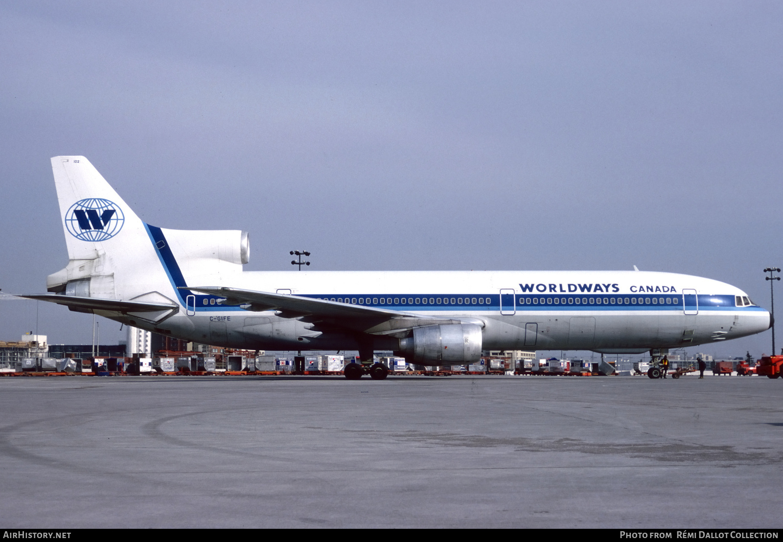 Aircraft Photo of C-GIFE | Lockheed L-1011-385-1-14 TriStar 100 | Worldways Canada | AirHistory.net #744785