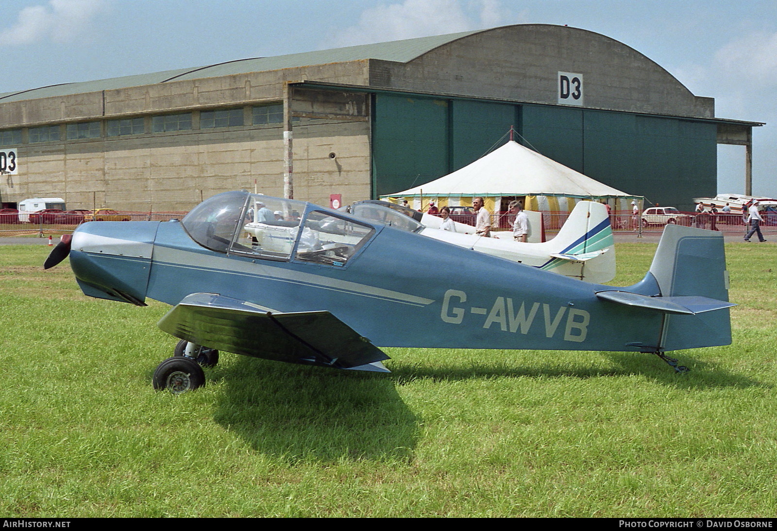 Aircraft Photo of G-AWVB | SAN Jodel D-117 | AirHistory.net #744796