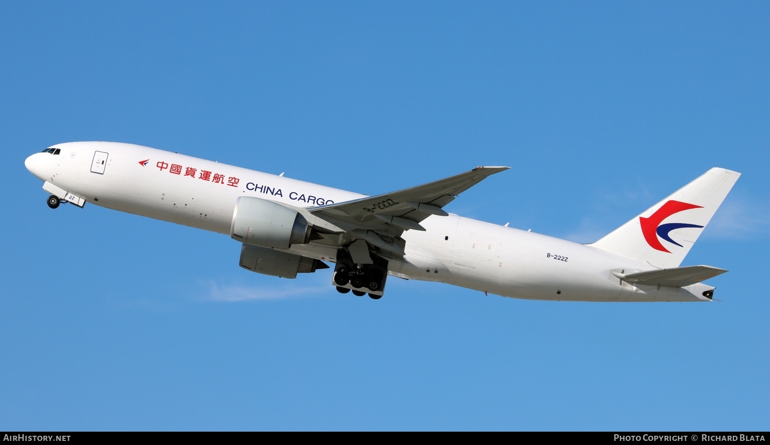 Aircraft Photo of B-222Z | Boeing 777-F | China Cargo Airlines | AirHistory.net #744846