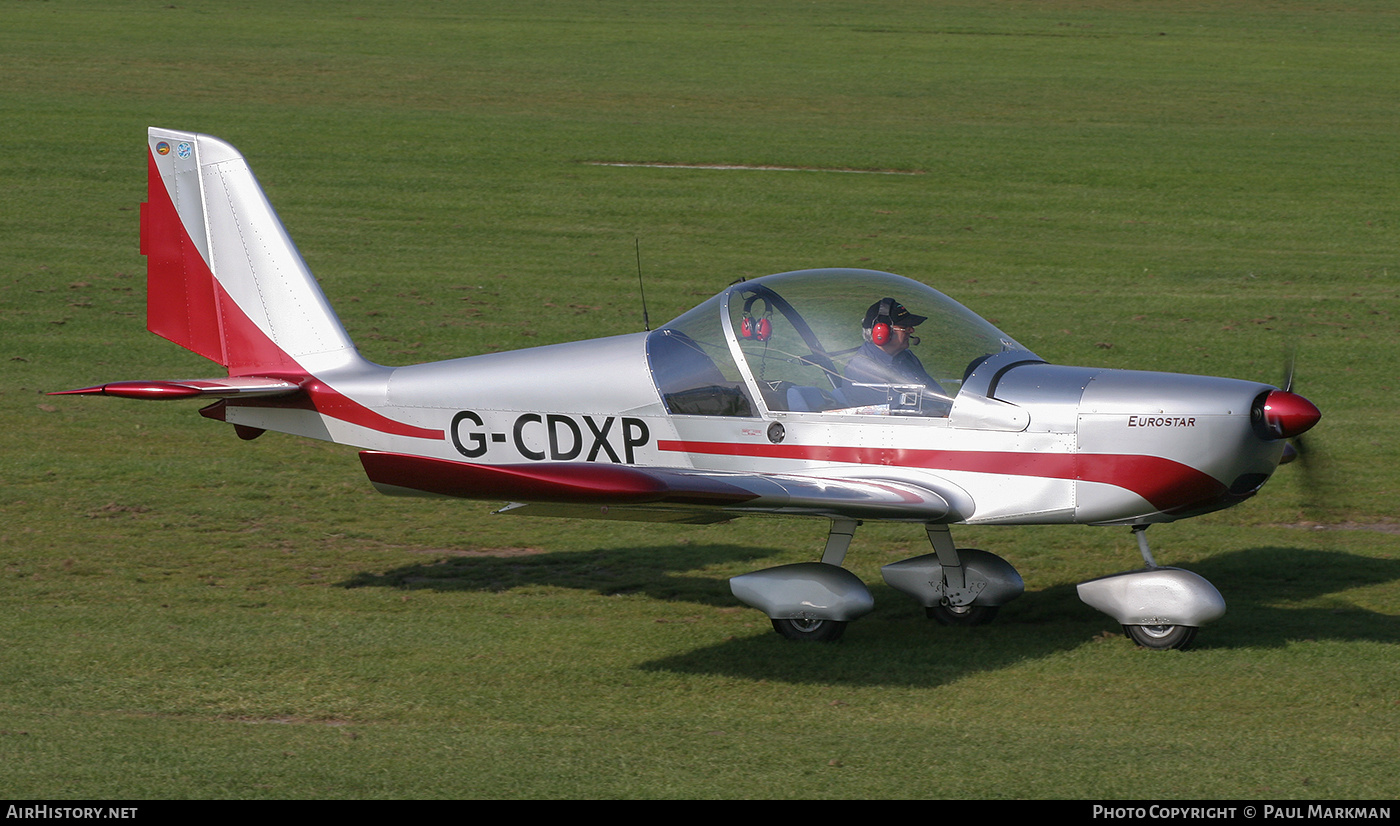 Aircraft Photo of G-CDXP | Evektor-Aerotechnik EV-97 Eurostar | AirHistory.net #744874