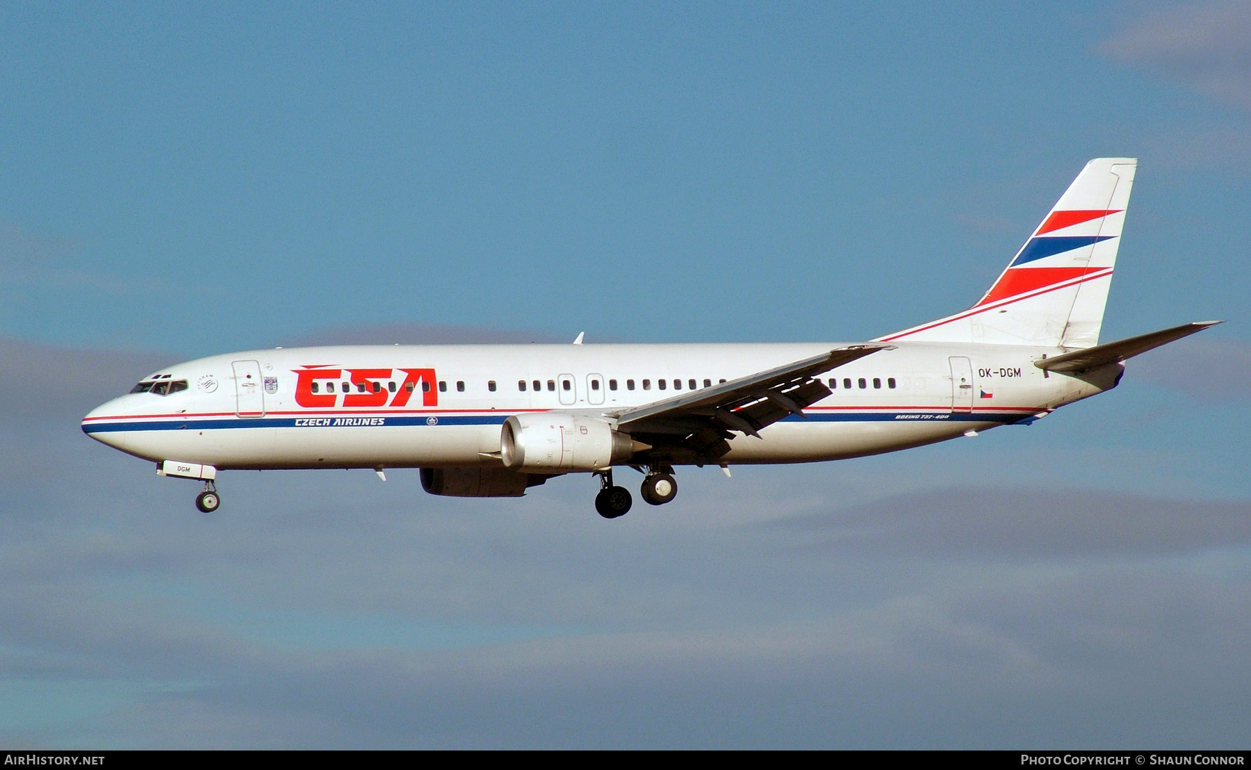 Aircraft Photo of OK-DGM | Boeing 737-45S | ČSA - Czech Airlines | AirHistory.net #744875
