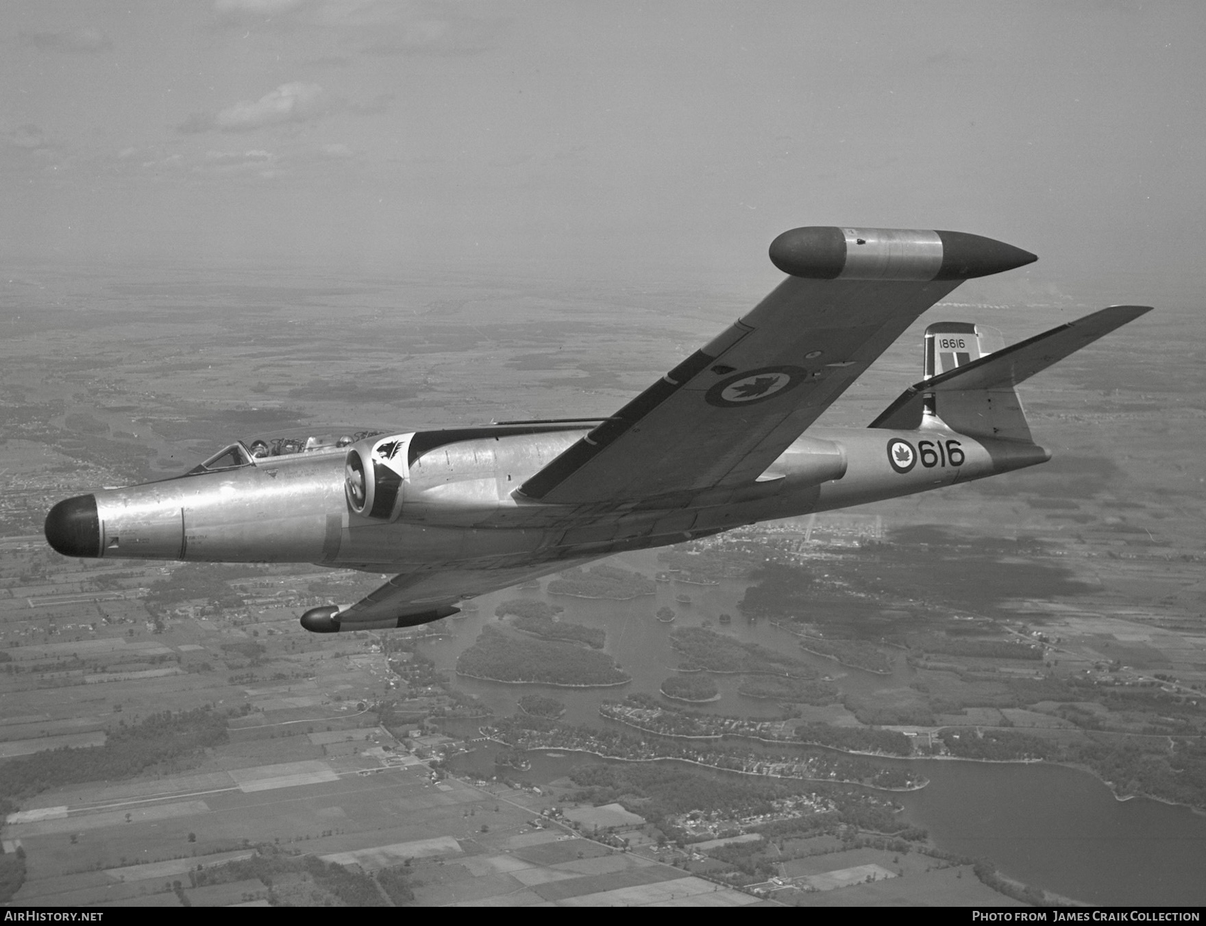 Aircraft Photo of 18616 | Avro Canada CF-100 Canuck Mk.5 | Canada - Air Force | AirHistory.net #744887