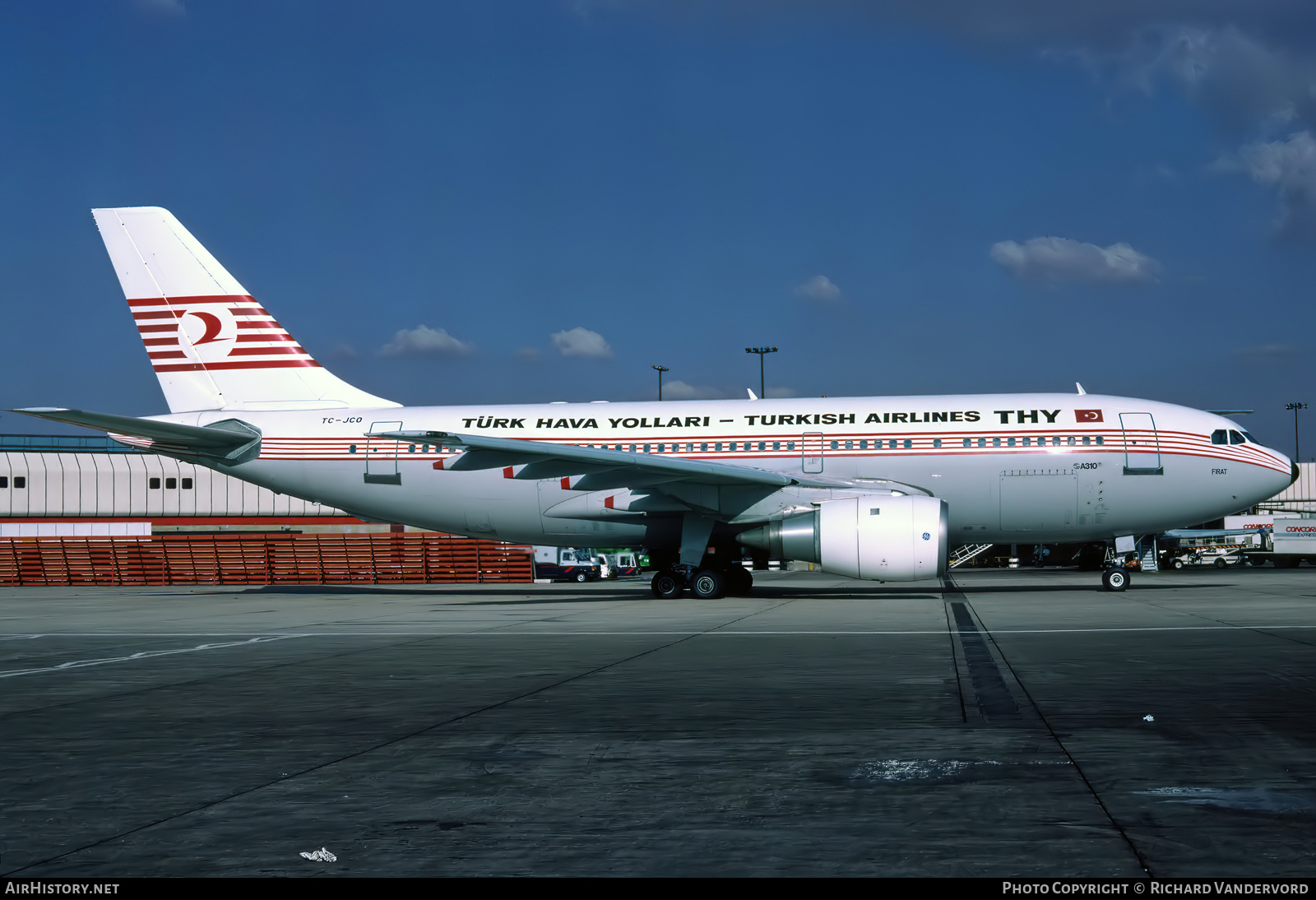 Aircraft Photo of TC-JCO | Airbus A310-203 | THY Türk Hava Yolları - Turkish Airlines | AirHistory.net #744891