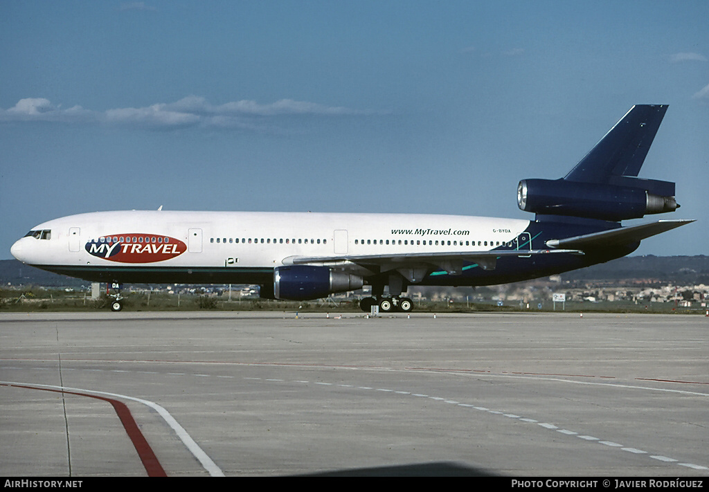 Aircraft Photo of G-BYDA | McDonnell Douglas DC-10-30 | MyTravel Airways | AirHistory.net #744917