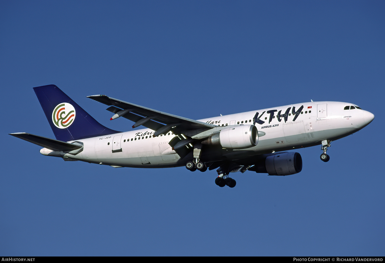 Aircraft Photo of TC-JCO | Airbus A310-203 | KTHY Kibris Türk Hava Yollari - Cyprus Turkish Airlines | AirHistory.net #744924