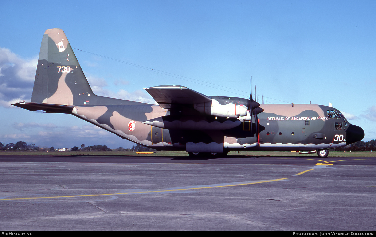 Aircraft Photo of 730 | Lockheed C-130H Hercules | Singapore - Air Force | AirHistory.net #744932