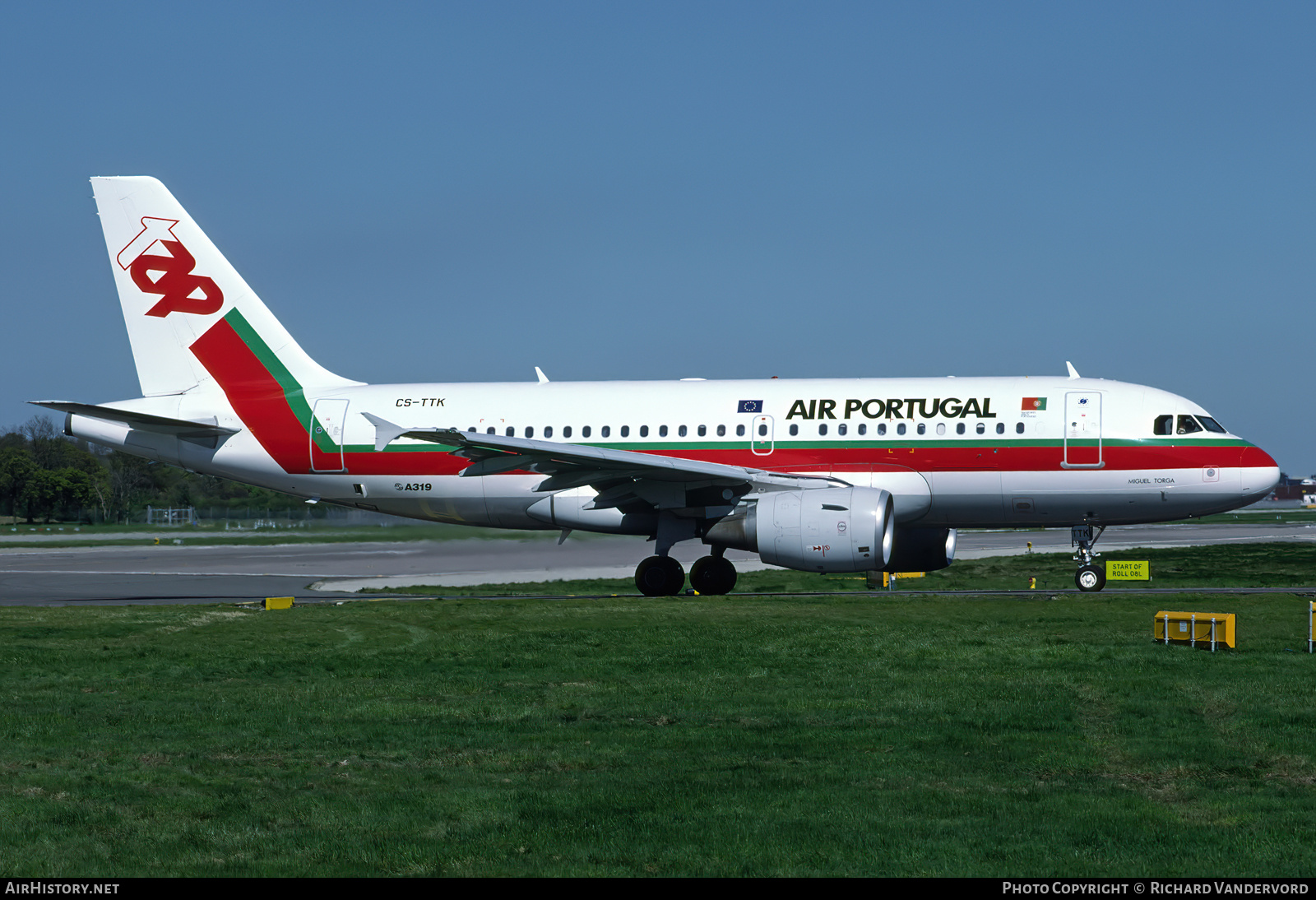 Aircraft Photo of CS-TTK | Airbus A319-111 | TAP Air Portugal | AirHistory.net #744941