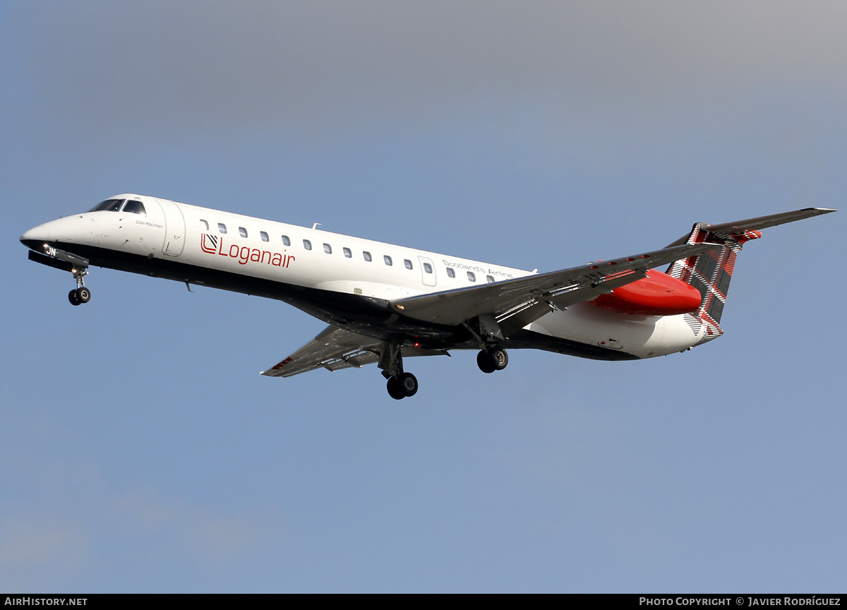 Aircraft Photo of G-SAJN | Embraer ERJ-145EP (EMB-145EP) | Loganair | AirHistory.net #744961